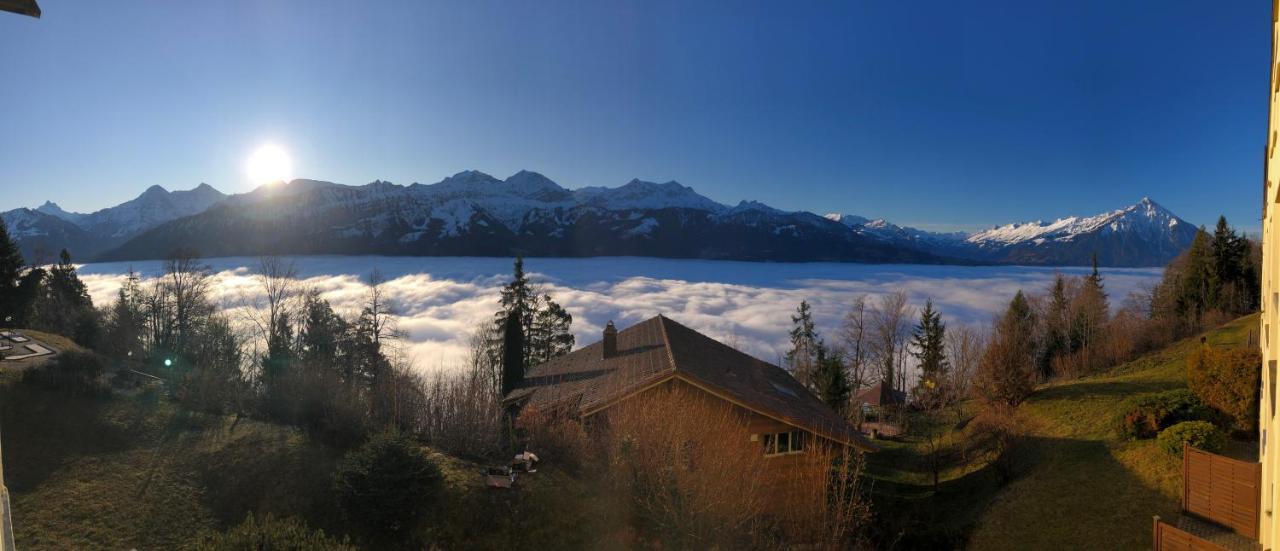Wohnung Mit See Und Bergsicht Im Vier Sterne Hotel Beatenberg Luaran gambar