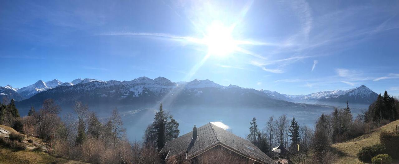 Wohnung Mit See Und Bergsicht Im Vier Sterne Hotel Beatenberg Luaran gambar
