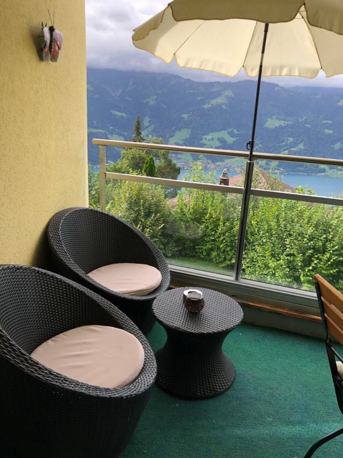 Wohnung Mit See Und Bergsicht Im Vier Sterne Hotel Beatenberg Luaran gambar