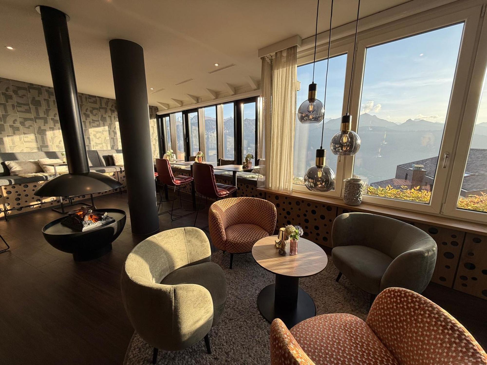 Wohnung Mit See Und Bergsicht Im Vier Sterne Hotel Beatenberg Luaran gambar